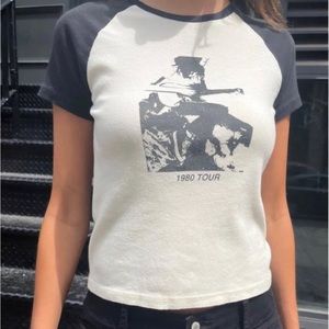 Brandy Melville Bella 1980 Tour Top